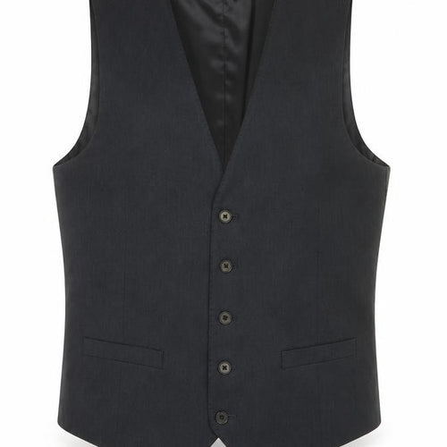 Marks and Spencer Autograph Men's Grey Waistcoat 38 Chest Linen Blend