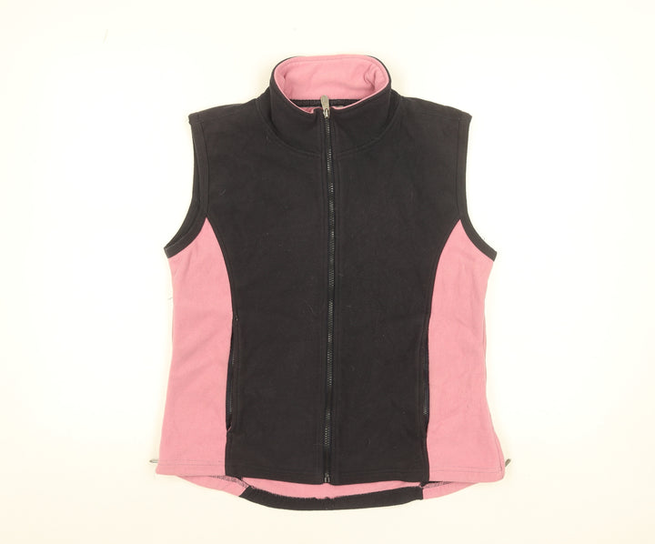Rydale Womens Black Pink Fleece Waistcoat Bodywarmer M