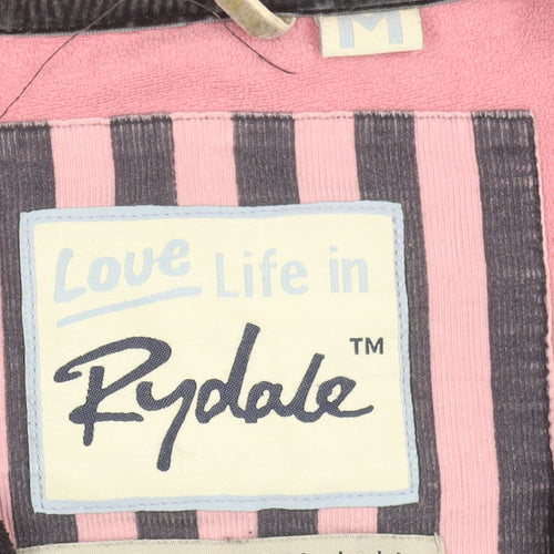 Rydale Womens Black Pink Fleece Waistcoat Bodywarmer M