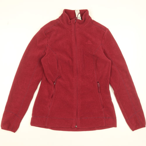 Decathlon Women’s Red Fleece Full Zip Jacket Size 12