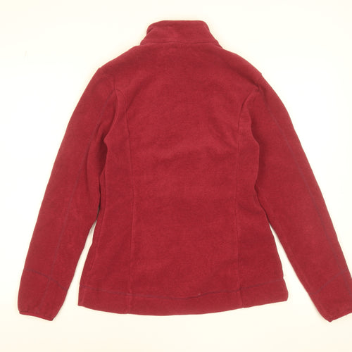 Decathlon Women’s Red Fleece Full Zip Jacket Size 12