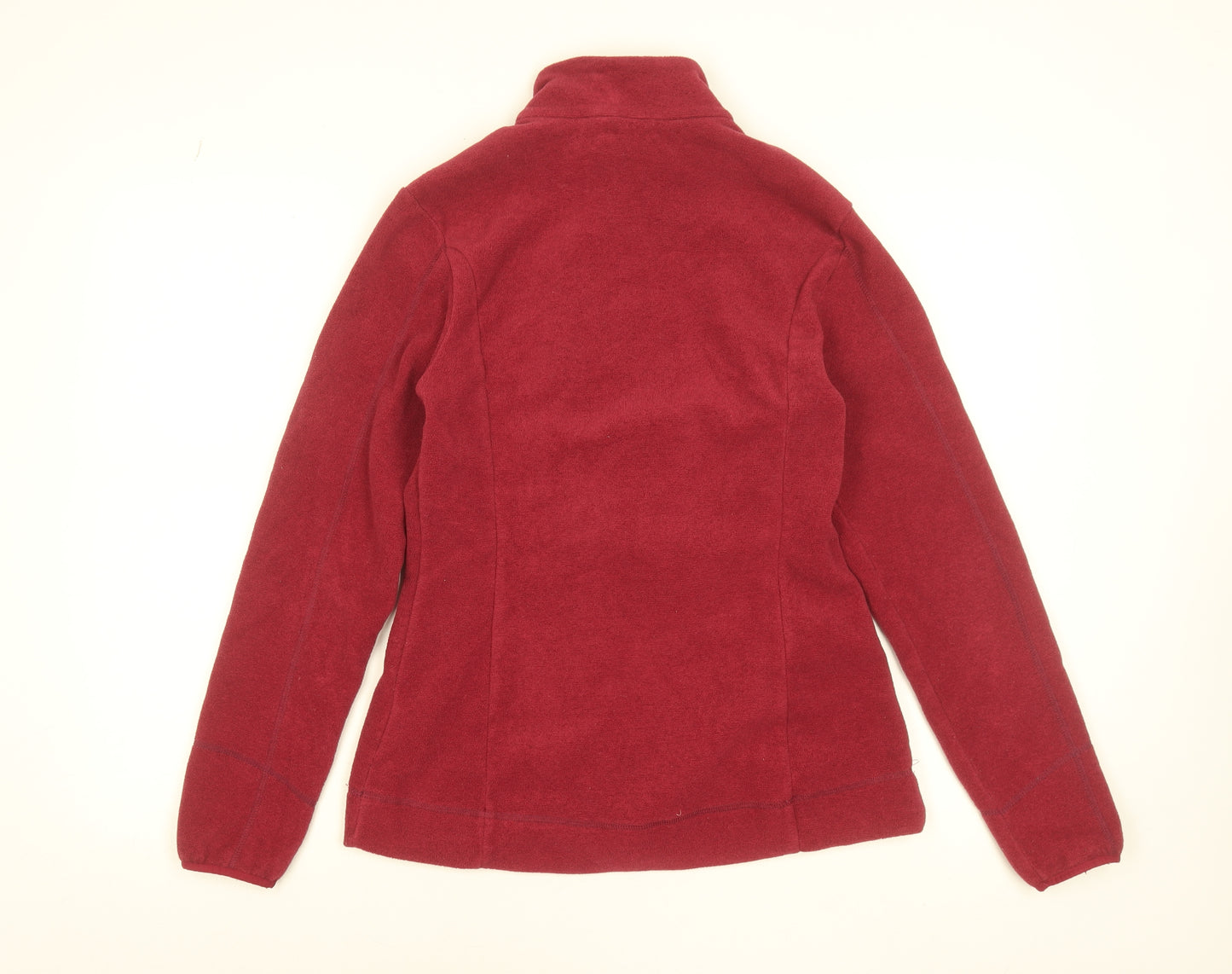 Decathlon Women’s Red Fleece Full Zip Jacket Size 12
