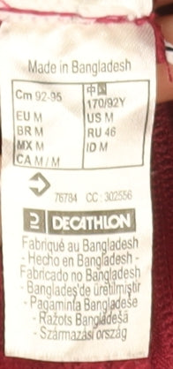 Decathlon Women’s Red Fleece Full Zip Jacket Size 12