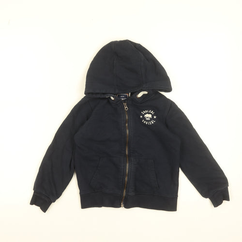 SoulCal Boys Blue Full Zip Fleece Hoodie 7-8 Years Hooded Sweatshirt
