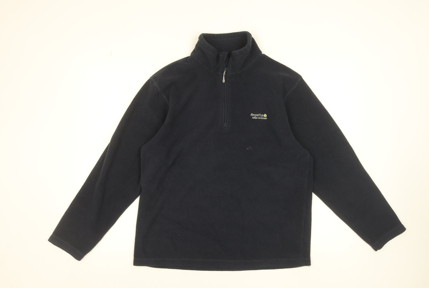 Regatta Mens Blue Fleece Sweatshirt M 1/2 Zip Outdoor Pullover