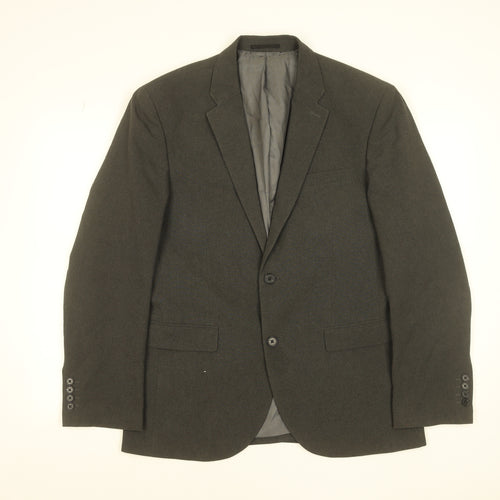 Next Men's Grey 40 Regular Fit Blazer Jacket