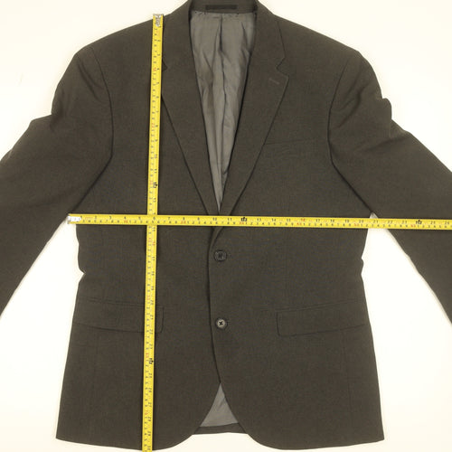Next Men's Grey 40 Regular Fit Blazer Jacket