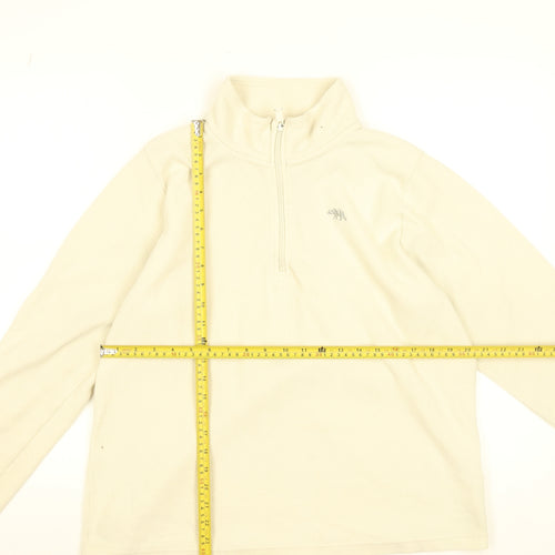 Ridge & Co. Women’s Beige Fleece 1/2 Zip Pullover Sweatshirt Size 16