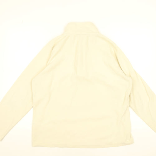 Ridge & Co. Women’s Beige Fleece 1/2 Zip Pullover Sweatshirt Size 16