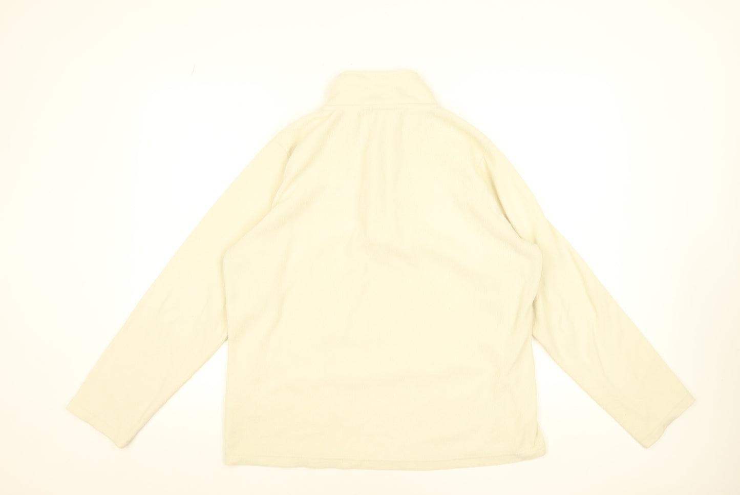 Ridge & Co. Women’s Beige Fleece 1/2 Zip Pullover Sweatshirt Size 16