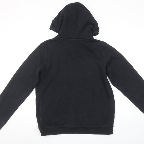 Nike Boys Black Pullover Hoodie XL 158-170cm Logo Graphic Print