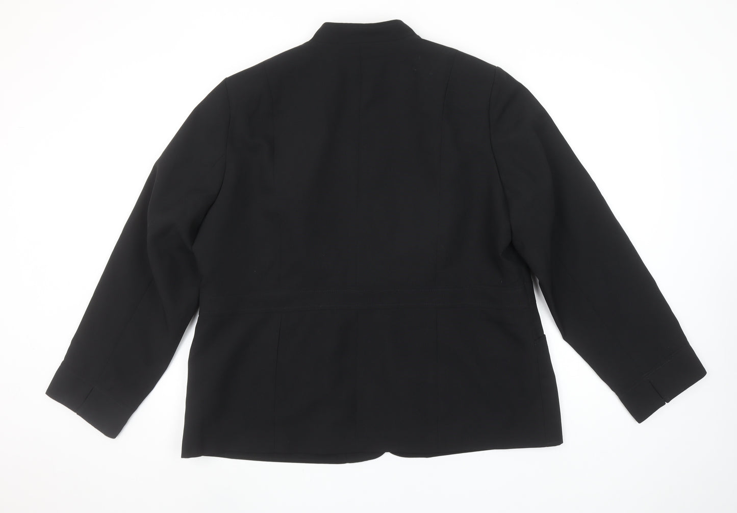 Wardrobe Women's Black Size 20 Tailored Shawl Collar Suit Jacket