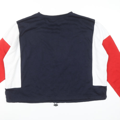 Primark Friends Navy Red Colourblock Women's XL Pullover Sweatshirt