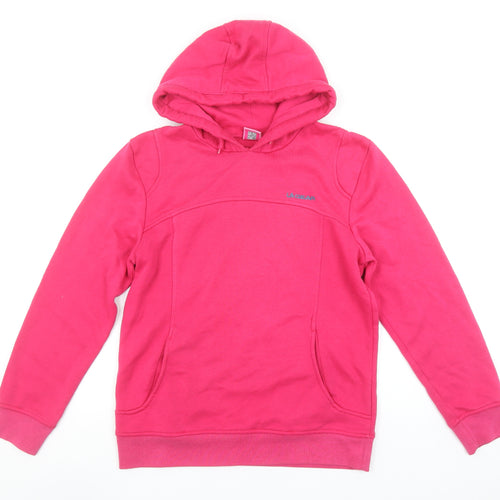 LA Gear Women’s Pink Pullover Hoodie Size 8 Polyester Cotton
