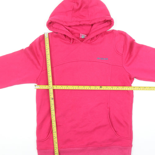 LA Gear Women’s Pink Pullover Hoodie Size 8 Polyester Cotton