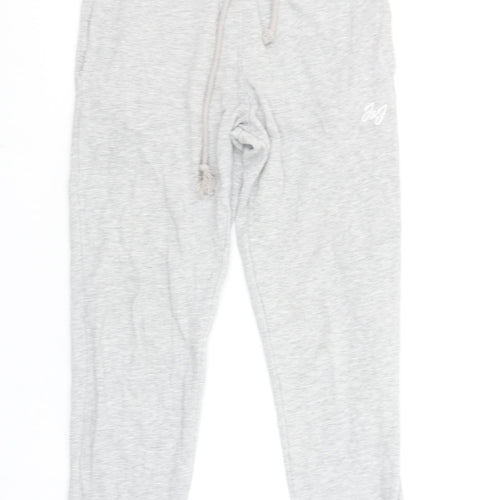 Jack & Jones Mens Grey Joggers XS Regular Fit Cotton Blend