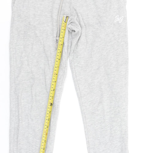 Jack & Jones Mens Grey Joggers XS Regular Fit Cotton Blend