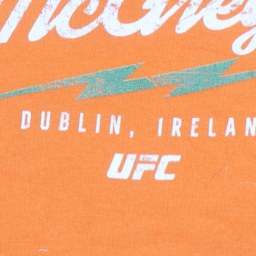 Fanatics Men's Orange McGregor UFC Pullover Hoodie Size S
