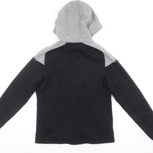 Puma Men's Black Small Full Zip Sports Hoodie Fleece