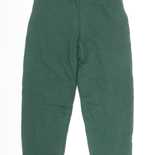 Russell Boys Green Sweatpants XXL Age 11-12 Elastic Waist Joggers