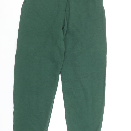 Russell Boys Green Sweatpants XXL Age 11-12 Elastic Waist Joggers