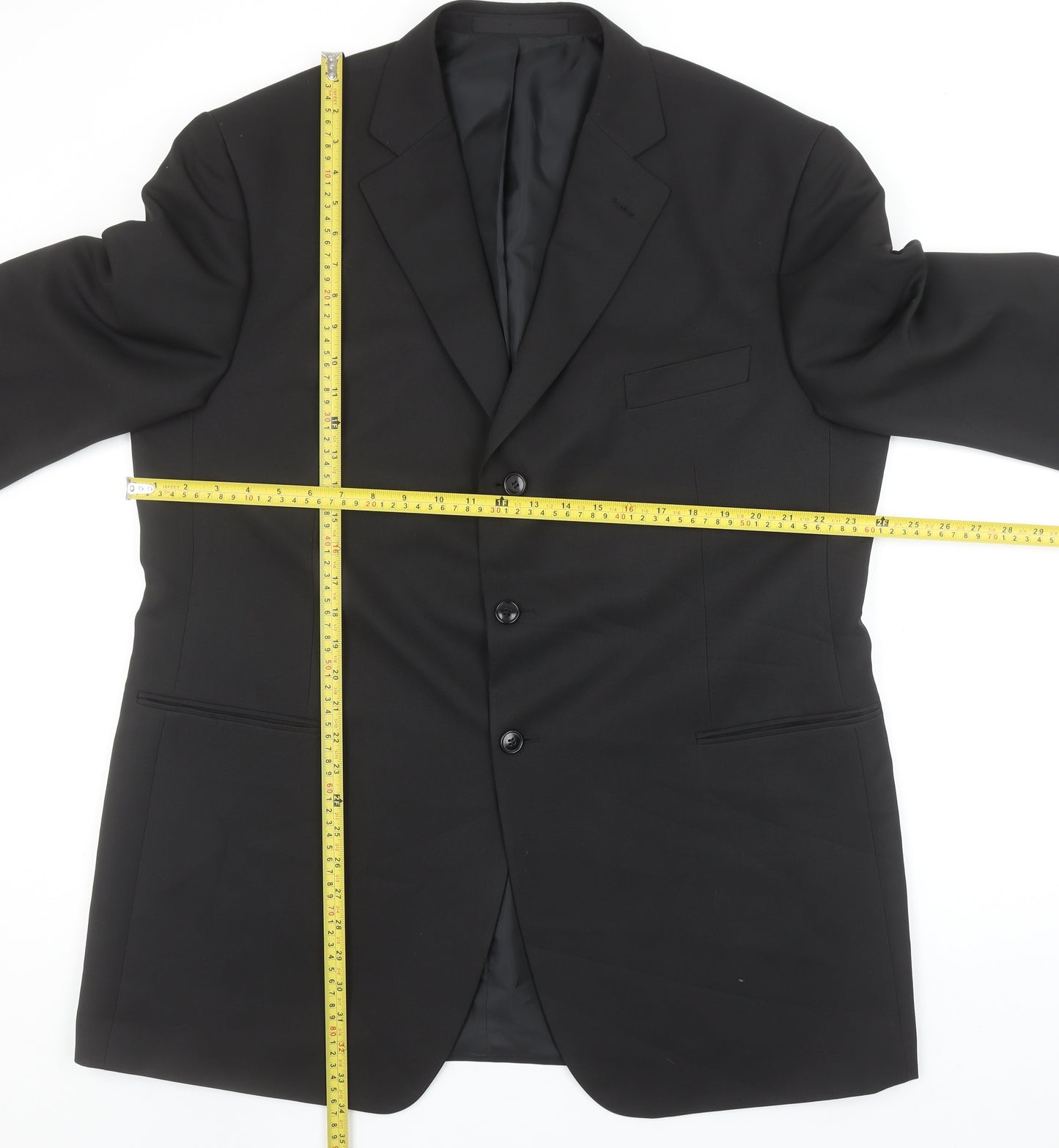 Marks and Spencer Men's Black 46L Classic Blazer Jacket