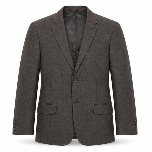 Jeff Banks Men Brown 38R Classic Wool Blend Two Button Blazer