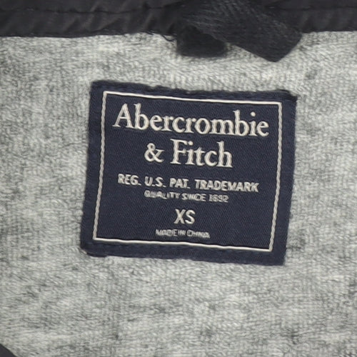 Abercrombie & Fitch Men's Black XS Lined Cotton Jacket