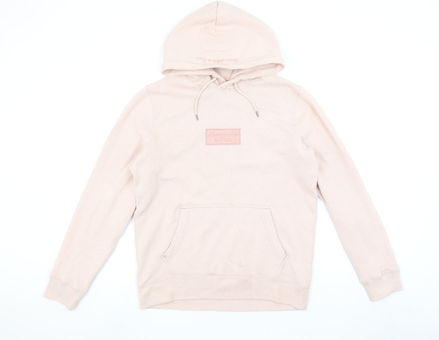 Abercrombie & Fitch Women's Beige Pullover Hoodie S Soft Fleece