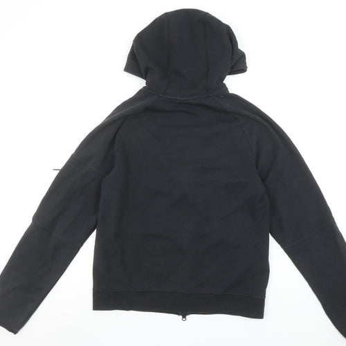 Nike Women’s Black Full Zip Hoodie Small Cotton Blend