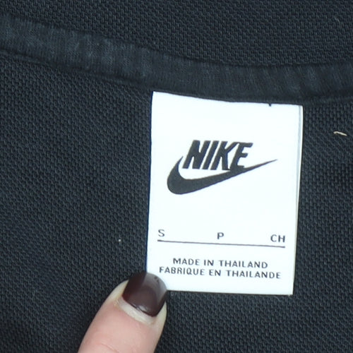 Nike Women’s Black Full Zip Hoodie Small Cotton Blend