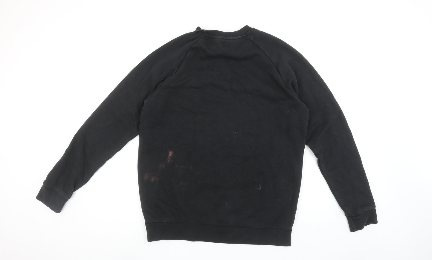 Adidas Men's Black Crew Neck Pullover Sweatshirt Size M