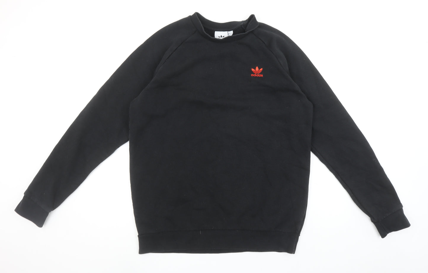 Adidas Men's Black Crew Neck Pullover Sweatshirt Size M