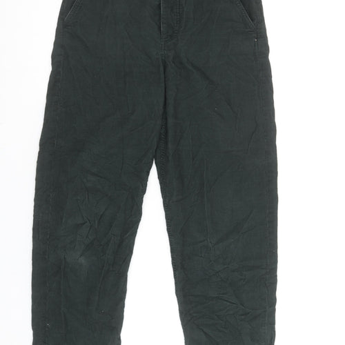 COS Womens Black Corduroy Chino Trousers Size 4 Straight Leg