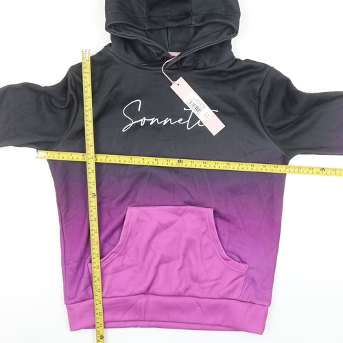 Sonneti Girls Multicoloured Pullover Hoodie 13-15 Years Graphic Hooded Sweatshirt