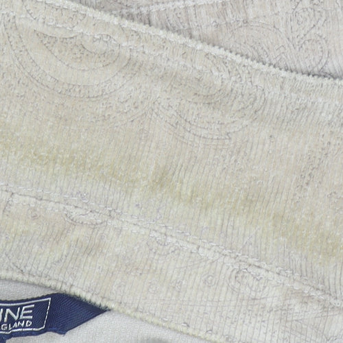 Maine New England Women's Beige Corduroy Blazer UK 14 Single Breasted Jacket