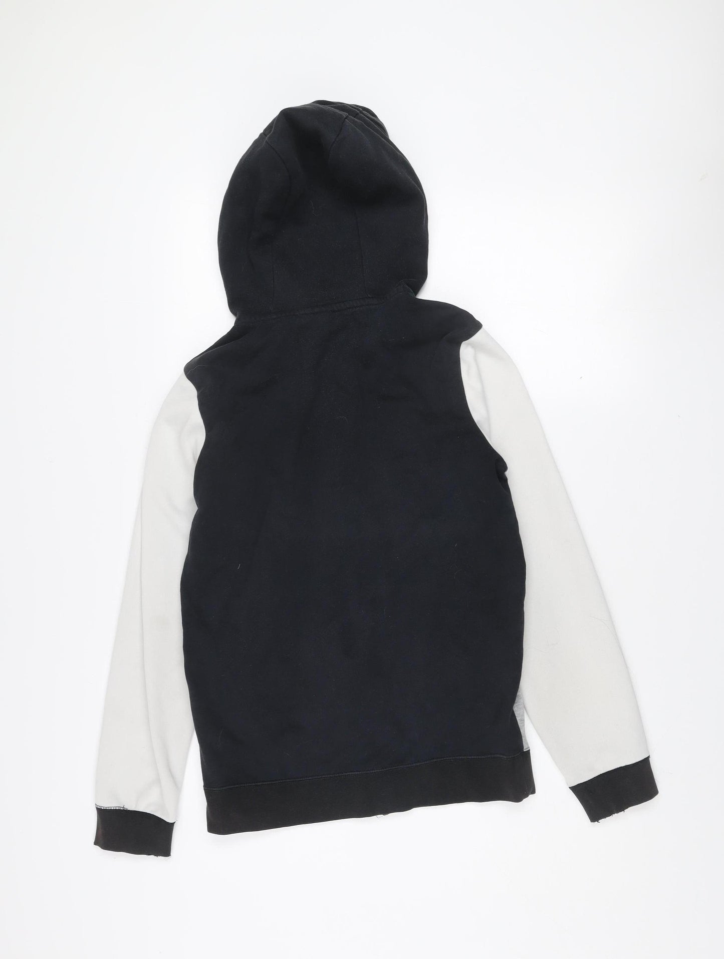 Nike Men’s XS Black Grey White Full Zip Hooded Jacket