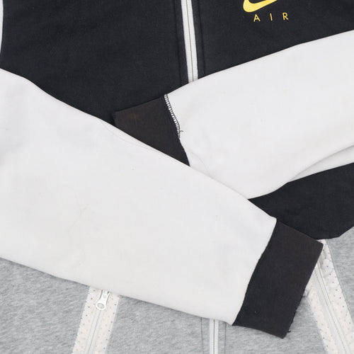 Nike Men’s XS Black Grey White Full Zip Hooded Jacket