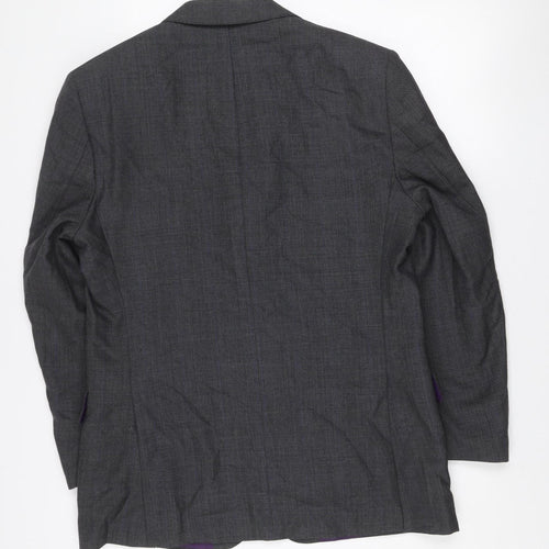 Marks and Spencer Men's Grey Wool Blazer Jacket Medium 40in Classic Fit