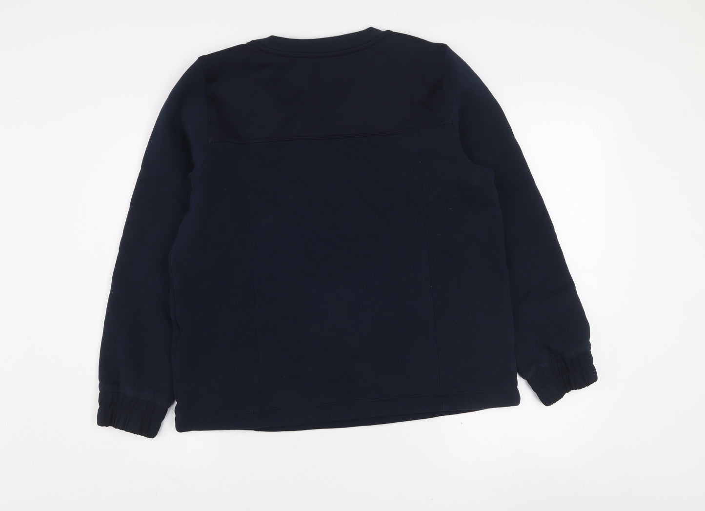 Mondetta Women's Navy Pullover Sweatshirt Medium Polyester Cotton Blend