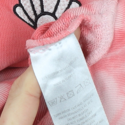 Saturday by Megan Ellaby Pink Tie Dye Rainbow Shell Sweatshirt Women’s S