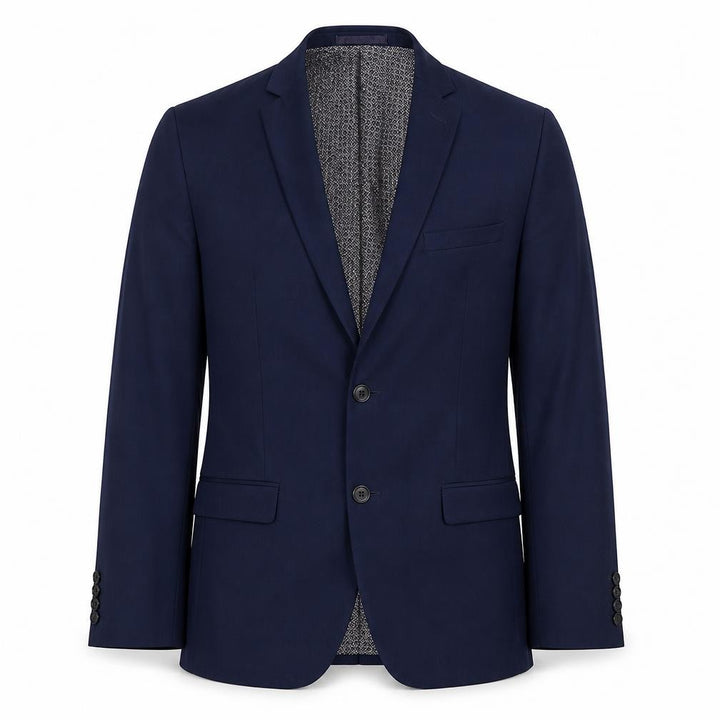 Limehaus Men's Blue 38R Regular Fit Single-Breasted Blazer