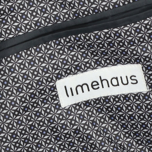 Limehaus Men's Blue 38R Regular Fit Single-Breasted Blazer