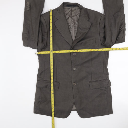 Marks and Spencer Men’s Grey Wool Blazer Jacket Medium 40in Classic Fit