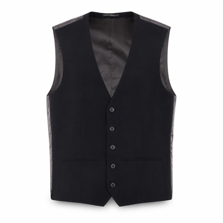 Next Men's Blue Regular Fit Waistcoat Size 36 Formal Classic Style