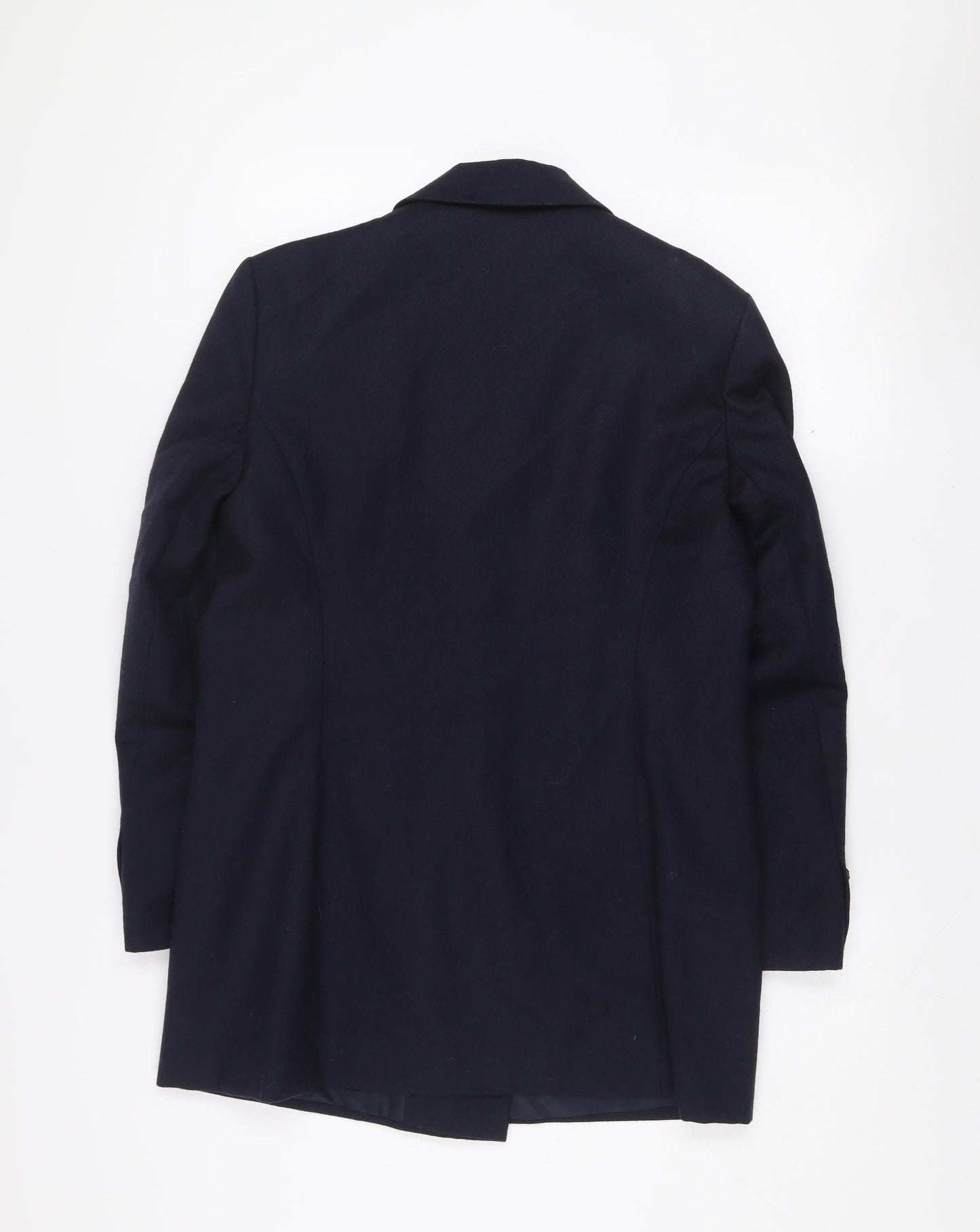 JFW Classics Womens Black Wool Double-Breasted Blazer Size 12