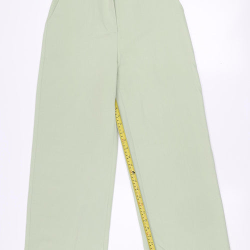 Motel Women’s Green XS Straight Leg Stretch Trousers