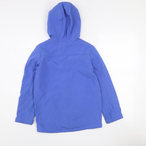 Mountain Warehouse Boys Blue Soft Shell Hooded Jacket 11-12 Years