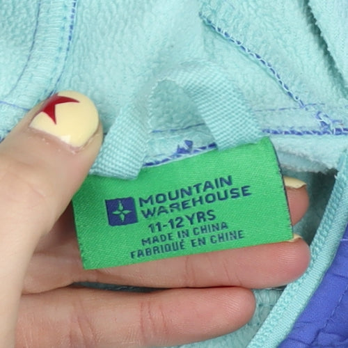 Mountain Warehouse Boys Blue Soft Shell Hooded Jacket 11-12 Years