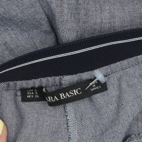 ZARA BASIC Women's Grey Slim Fit Jogger Trousers Size S